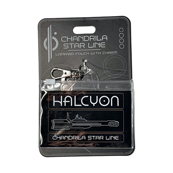 Disney Galactic Starcruiser Chandrila Star Line Halcyon Lanyard Pouch with Charm - Picture 1 of 1